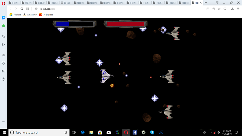 2D Air Force Combat Game Using gdevelop Engine